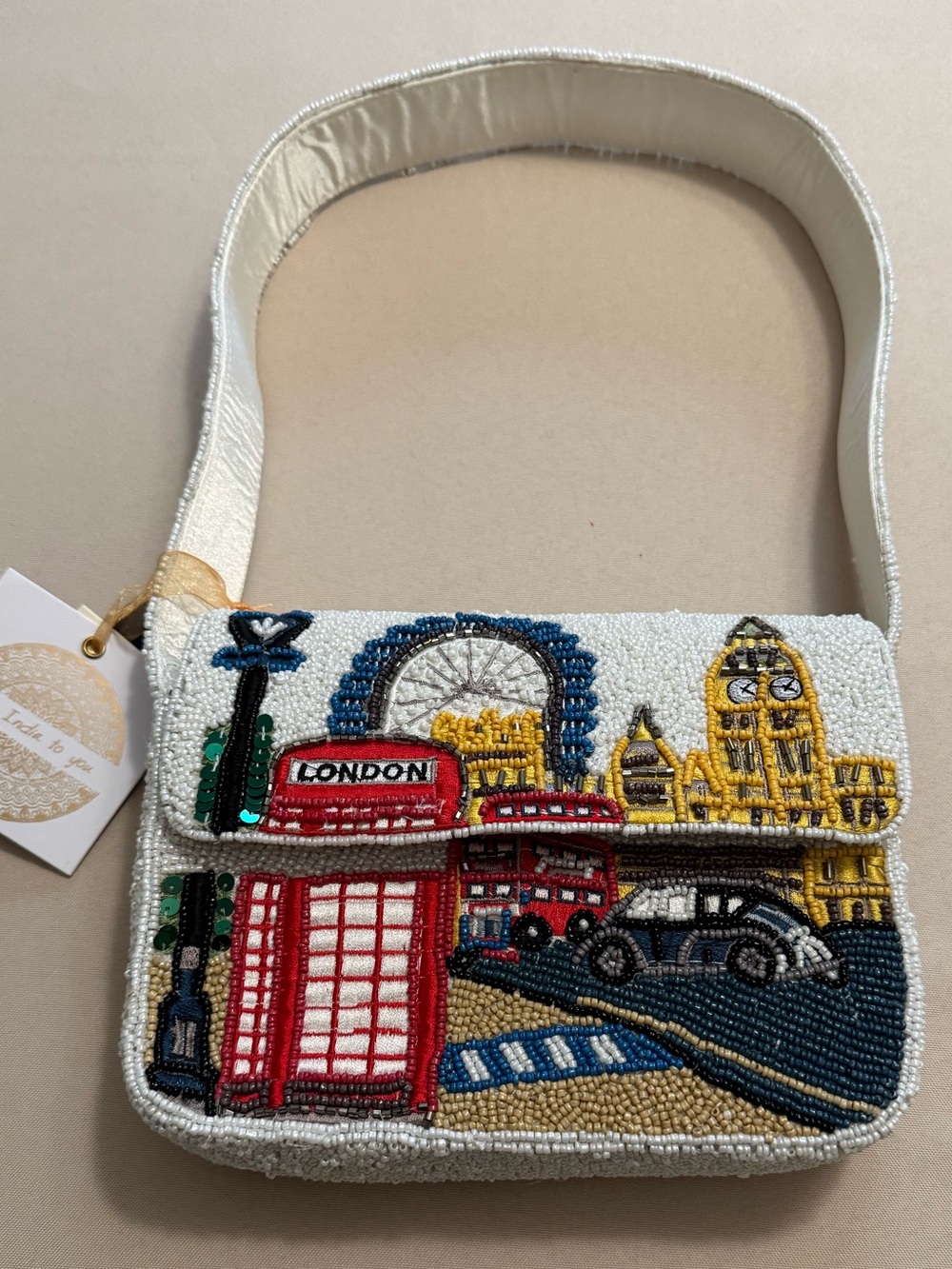 New Release India Beaded Bag London Scene